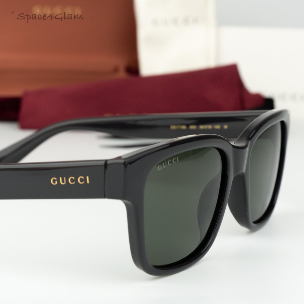 Brand New Gucci Gg1716s 003 Grey Square Unisex Sunglasses